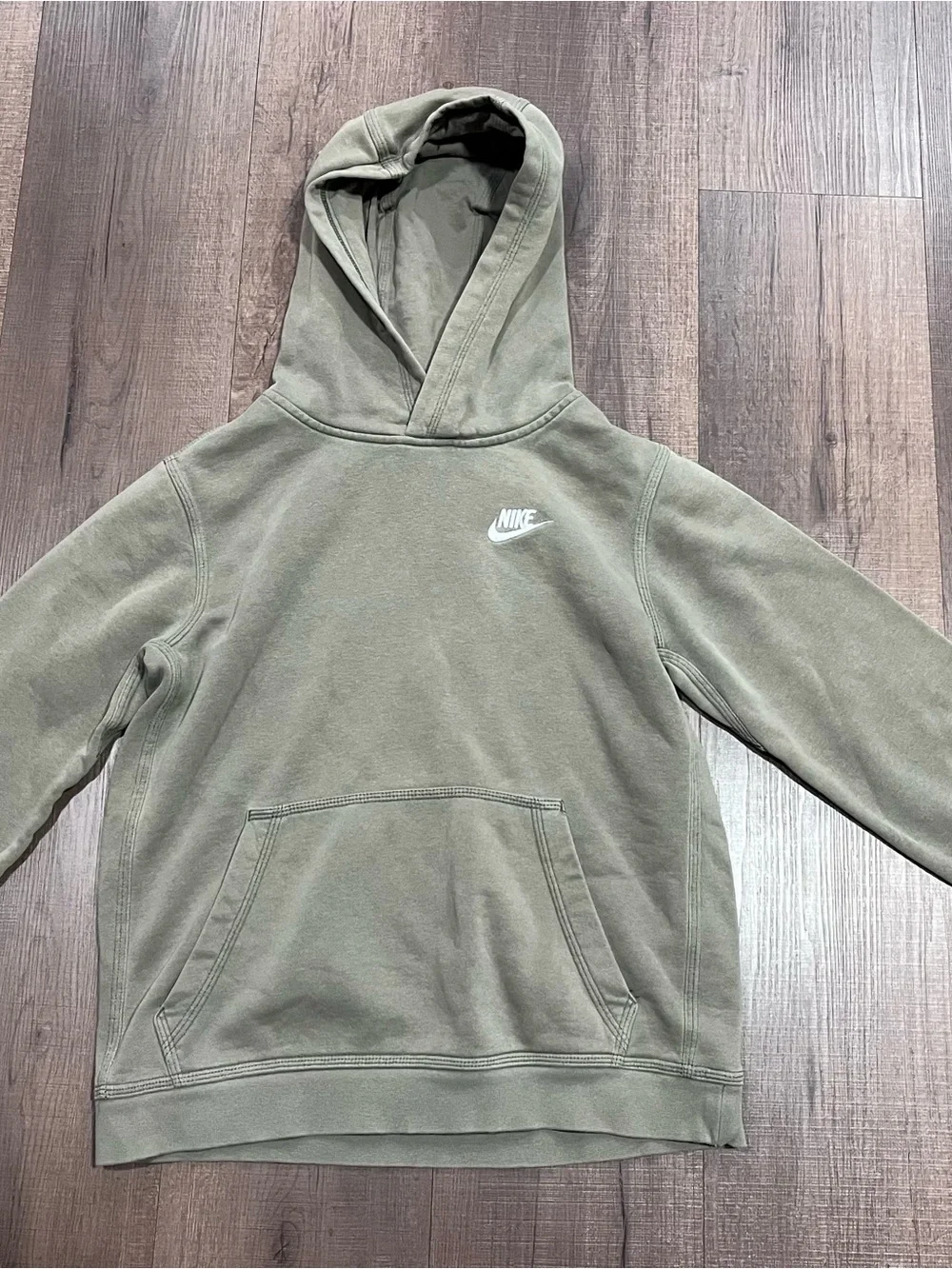 Nike Boys Hoodie Sweatshirt, Size Large Green - Picture 2 of 9